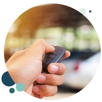 bubble-holding-car-remote